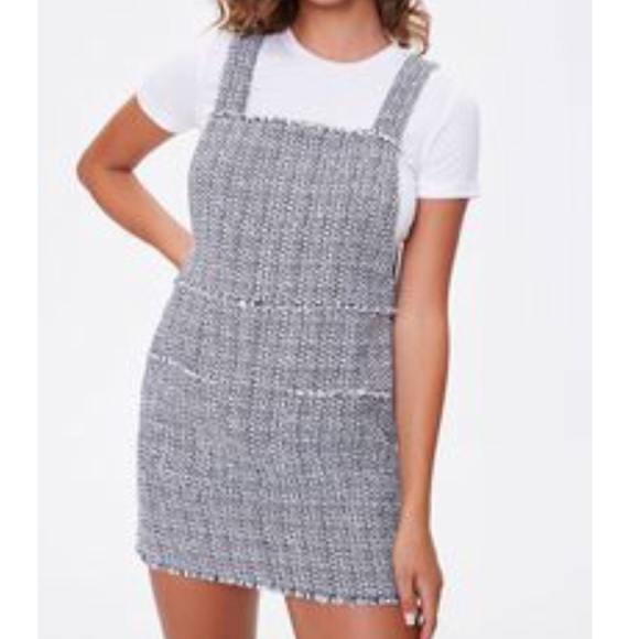 Dresses & Skirts - Womens tweed pinafore dress size small